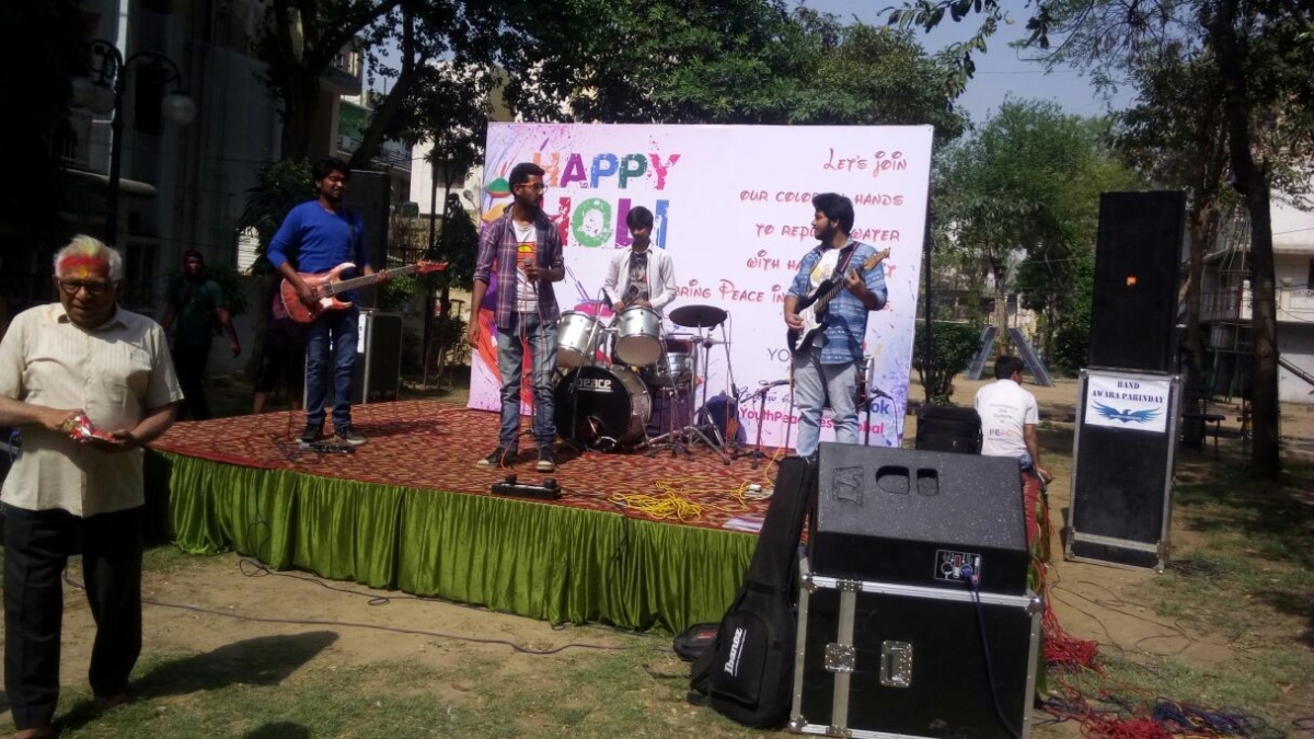 YPF CELEBRATED PEACEFUL HOLI AT SANGAM APARTMENT, ROHINI