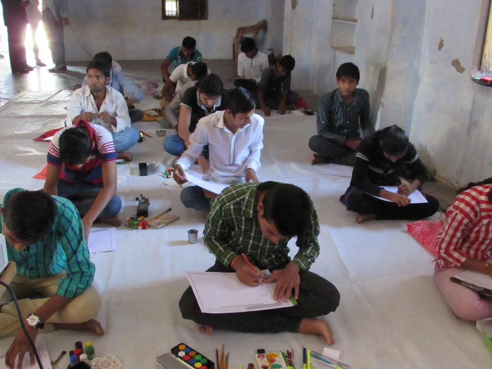 YPF Write, Talk & Art for Peace Competitions at Parbatsar, Nagaur (Raj)