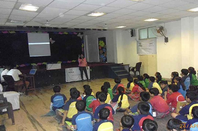 ART FOR PEACE AT VANASTHALI PUBLIC SCHOOL, GHAZIABAD