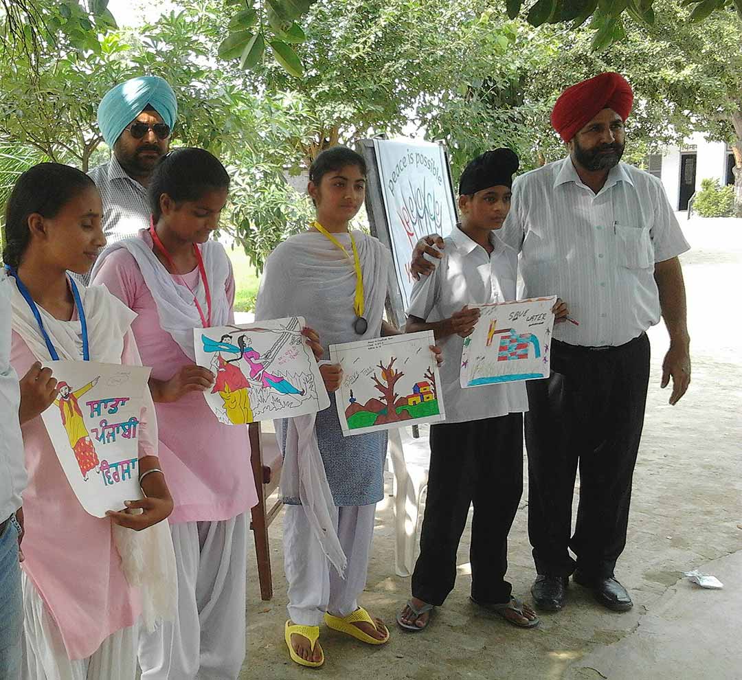 Art for Peace at Gurdaspur, Punjab