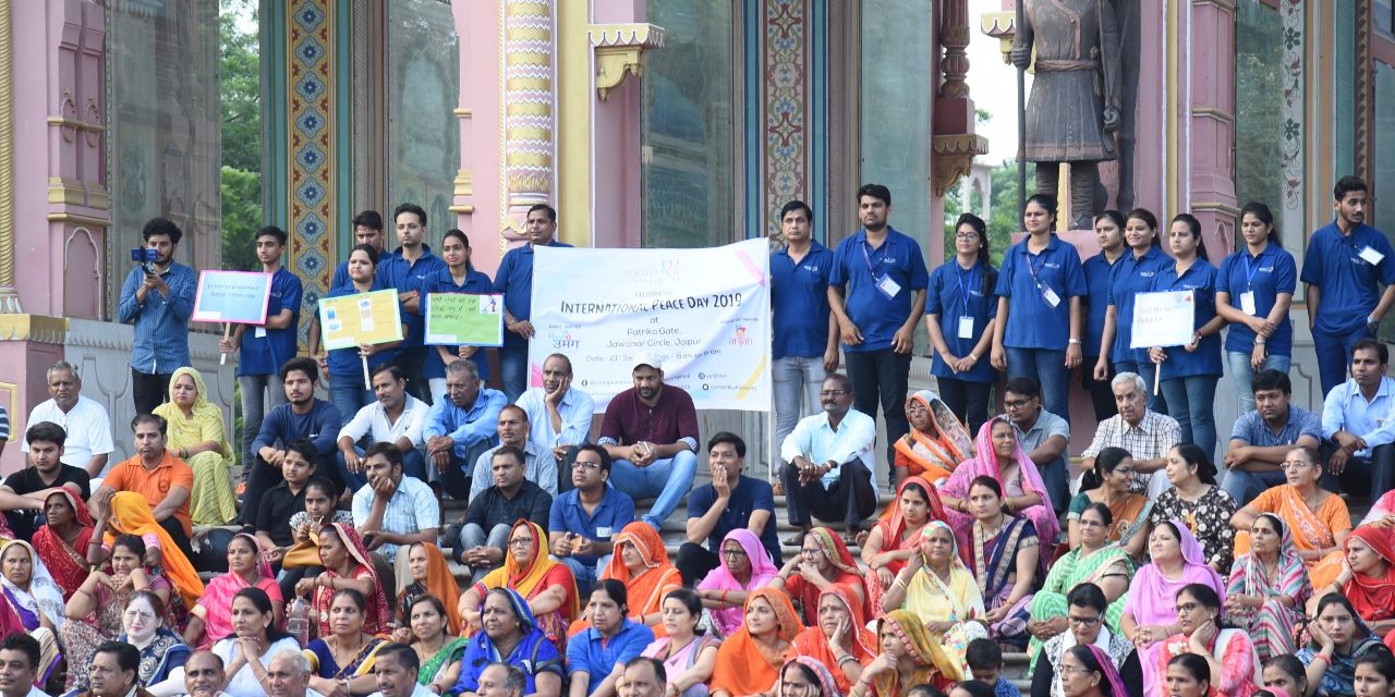 Celebration of International Peace Day at Jaipur