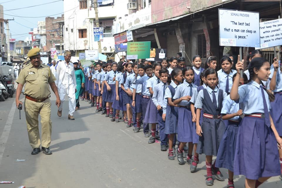 International Peace Day at Bharatpur Organised by YPF