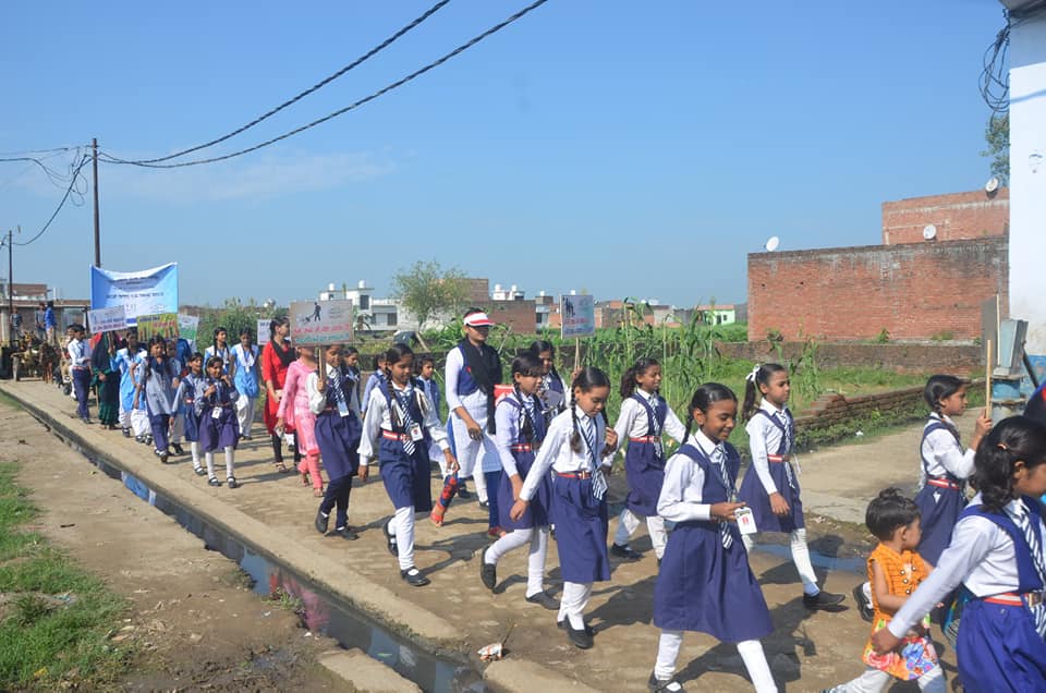 YPF Team Organized a Walk on Health and Hygiene on 21st September at Bareilly