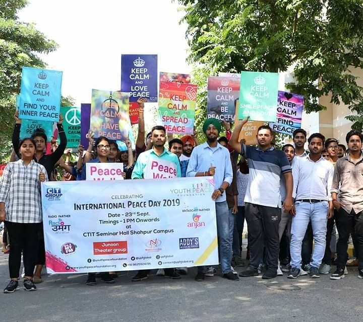 YPF Celebrated International Peace Day at CT Institutions, Jalandhar, Punjab