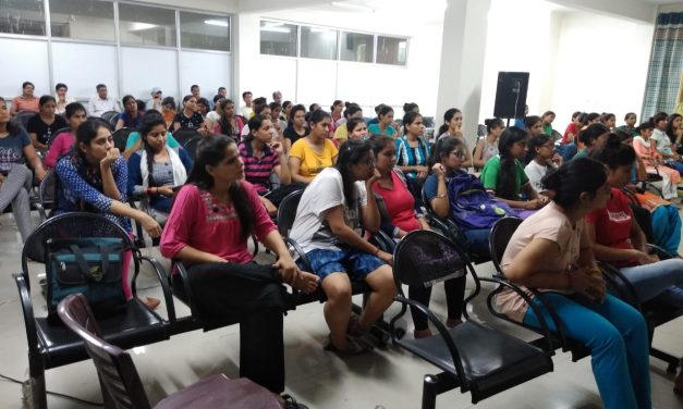 YPF conducted Message of Peace activity at Meghna girls hostel, MDU Rohtak (Haryana)