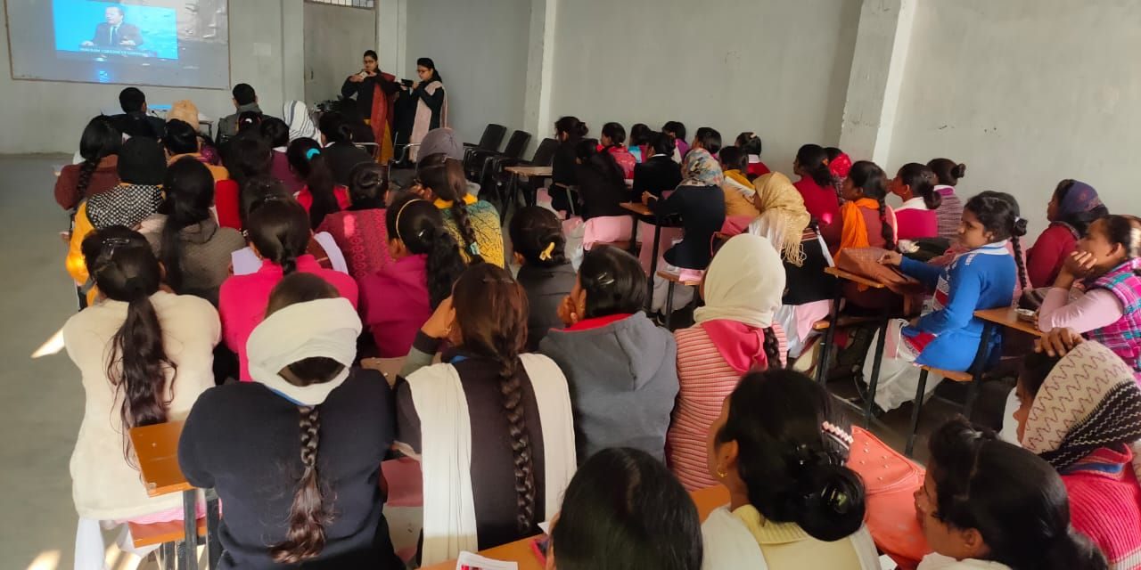 YPF Organised an Event in Youth Girls Degree College, Barabanki