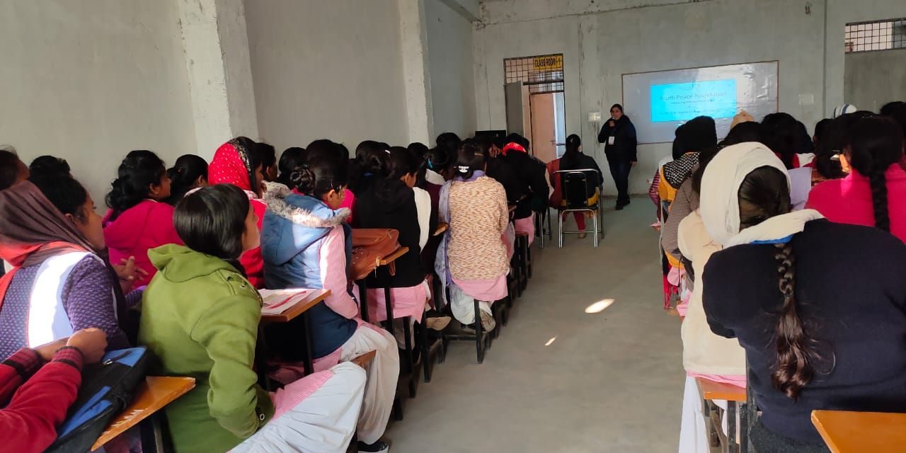 YPF Organised an Event in Youth Girls Degree College, Barabanki