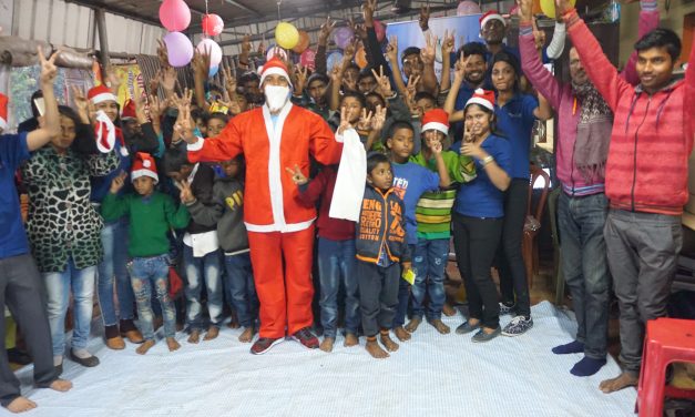 Healthy Christmas Celebration at Ghoramara Sishu Ananda Ashram, Kolkata