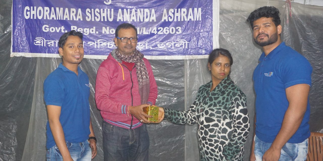 Healthy Christmas Celebration at Ghoramara Sishu Ananda Ashram, Kolkata