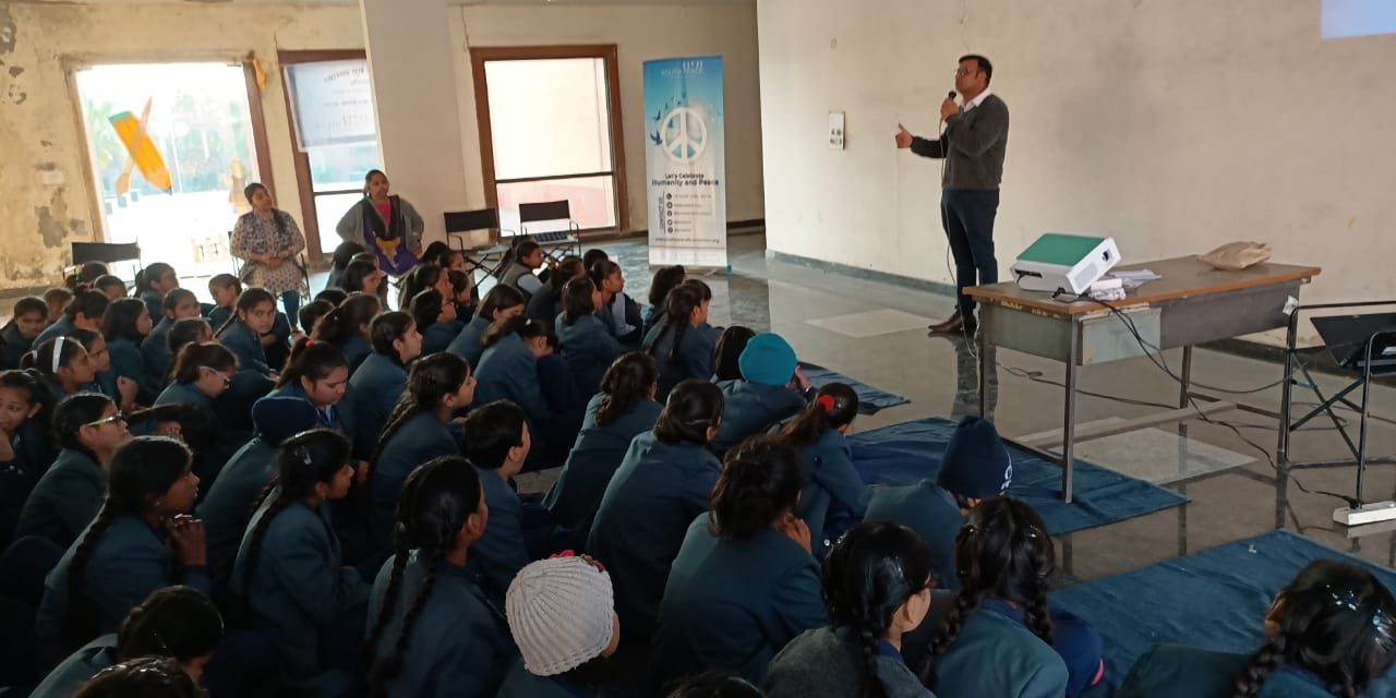 Health and Hygiene Activity in Mahamaya Balika Inter College, Noida