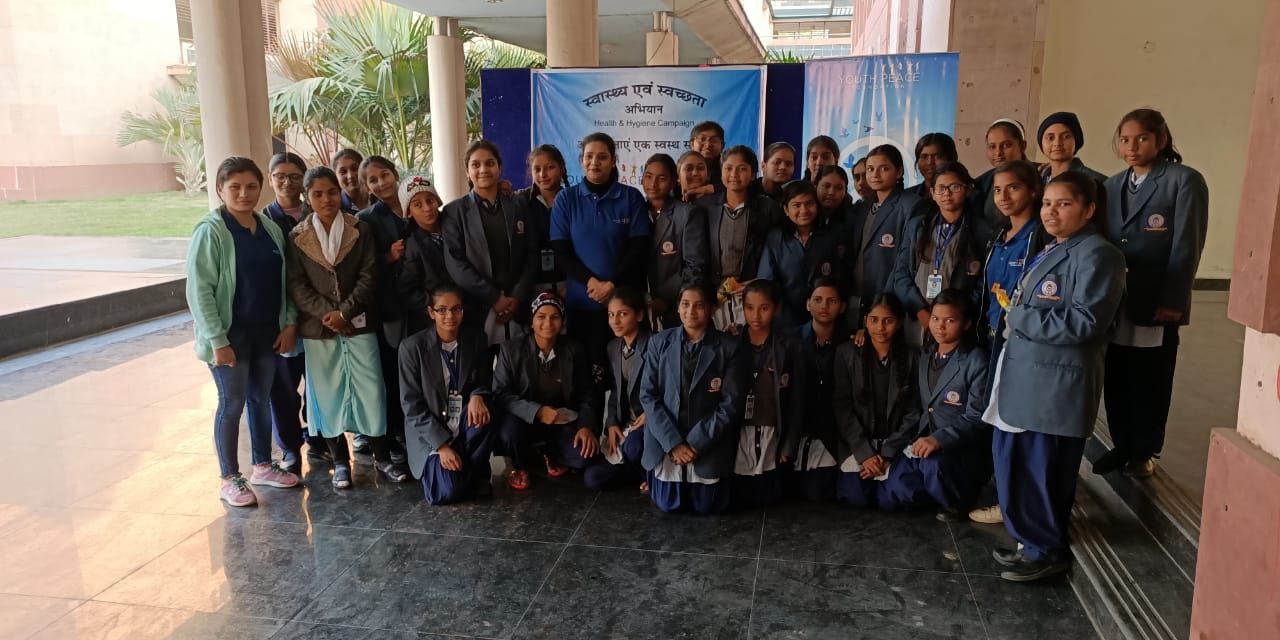 Health and Hygiene Activity in Mahamaya Balika Inter College, Noida
