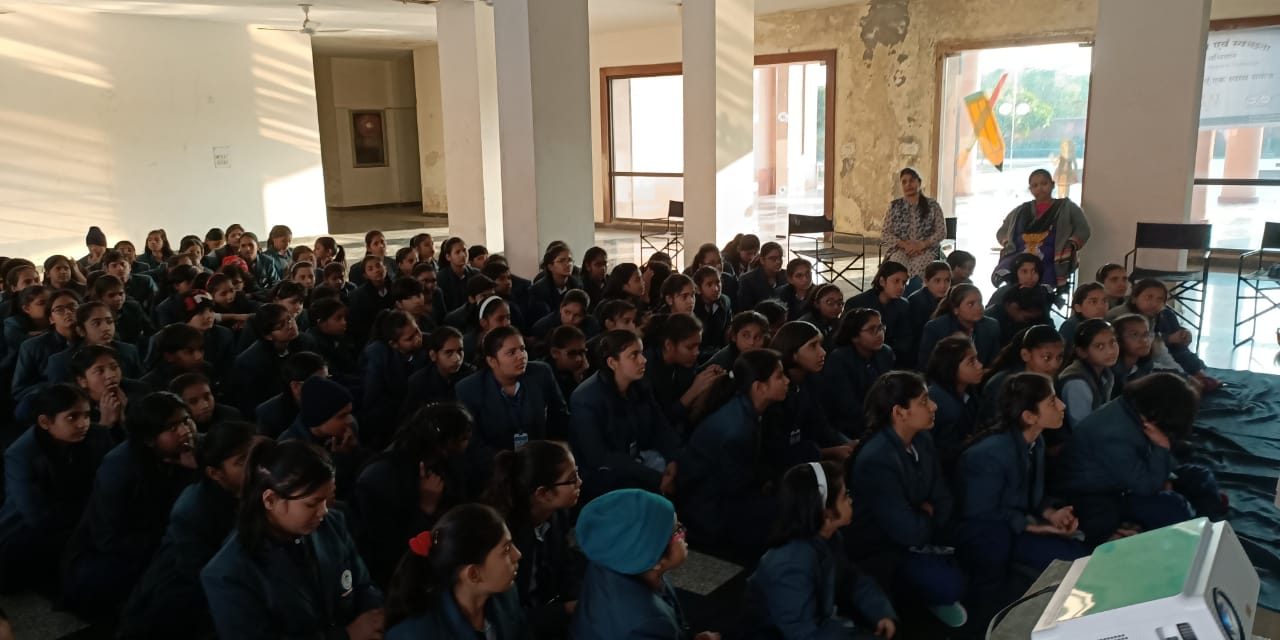 Health and Hygiene Activity in Mahamaya Balika Inter College, Noida