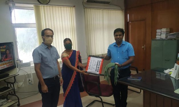 YPF Team distributed masks in Bandikui, Rajasthan