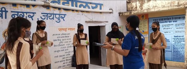 World Health Day Celebrated by Youth Peace Foundation at Govt. Sr. Sec. School, Dwarkapuri, Shastri Nagar, Jaipur.