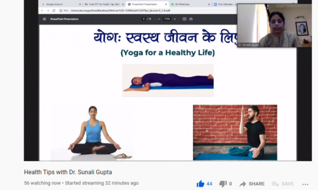 Youth Peace Foundation Organized a Webinar on Health Tips – 2